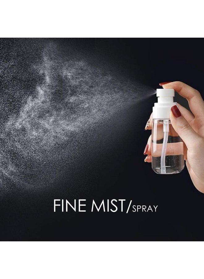 Cosywell Fine Mist Spray Bottle TSA Approved 3.4oz/ 100ml Empty Cosmetic Refillable Travel Containers Plastic Hair Spray Bottle Sprayer for Perfume Skincare Makeup Lotion (3color)