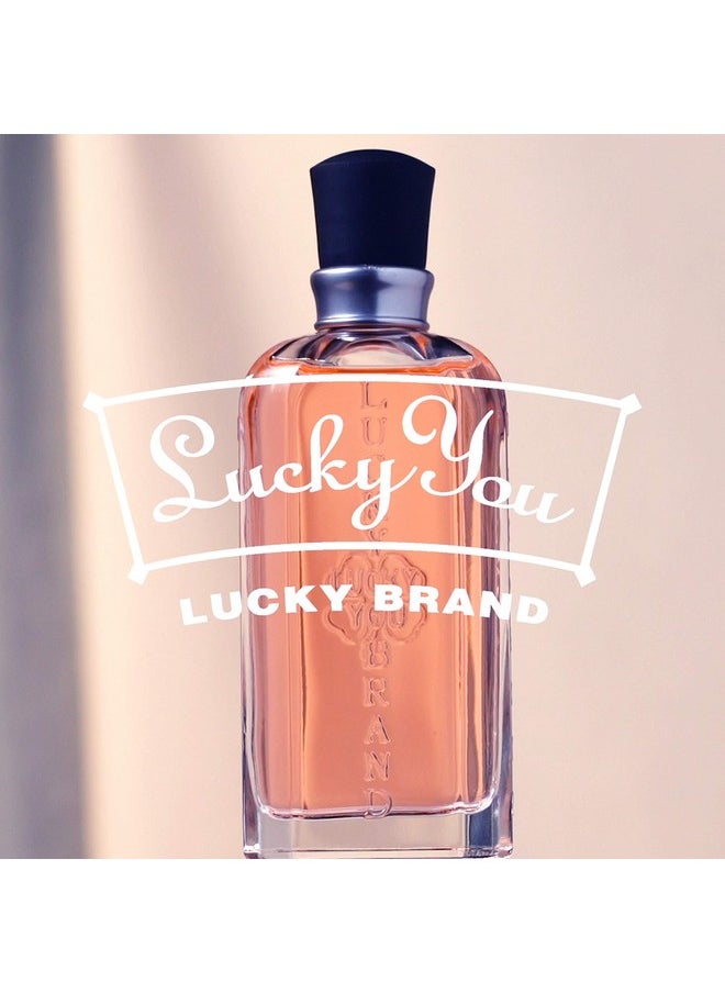 Lucky You Perfume for Women, Eau De Toilette Day or Night Spray with Fresh Flower Citrus Scent, 3.4 fl oz