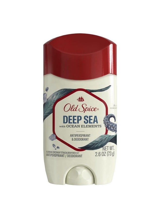 Old Spice Antiperspirant & Deodorant for Men, Deep Sea with Ocean Elements Scent, 2.6 oz