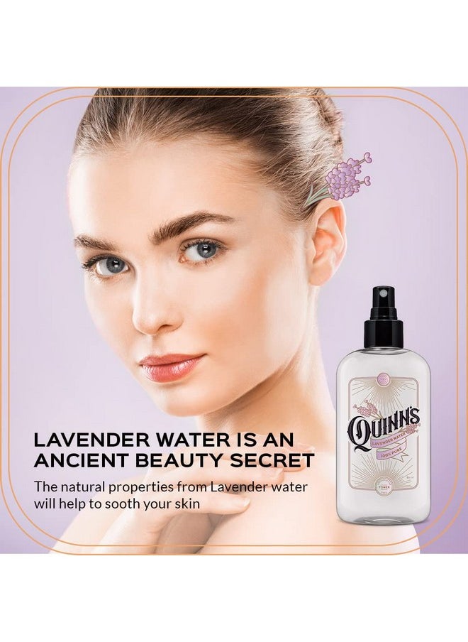 Quinn’s Lavender Water- Natural Pillow Spray - Relaxing Aromatherapy - Facial Body Mist 8 Ounce