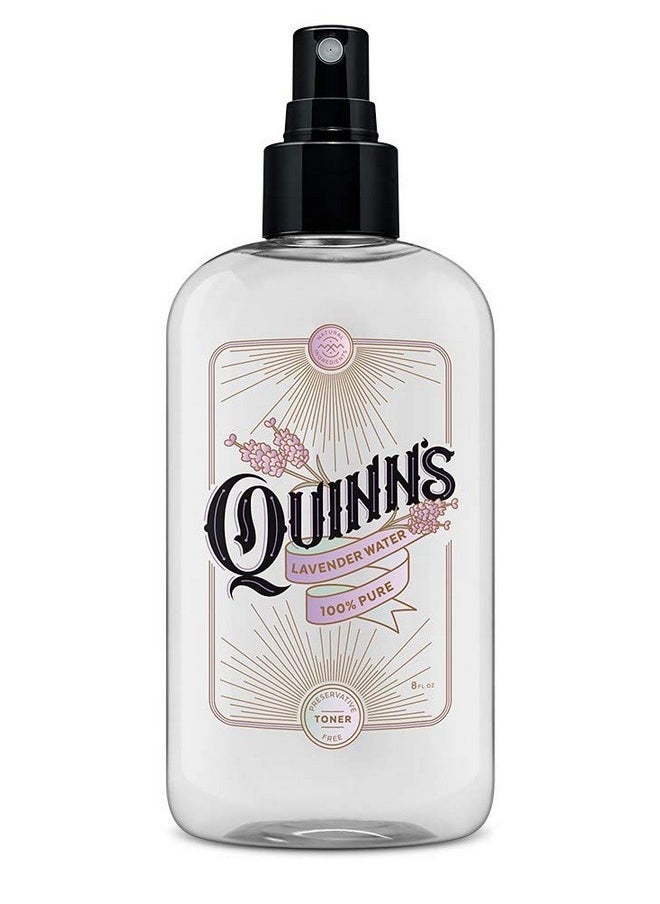 Quinn’s Lavender Water- Natural Pillow Spray - Relaxing Aromatherapy - Facial Body Mist 8 Ounce