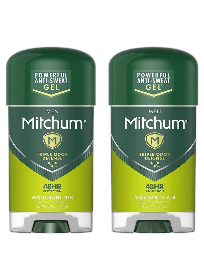 Mitchum Gel Mountain Size 2.25z Mitchum Mountain Air Clear Gel Anti-Perspirant & Deodorant (2-pack)