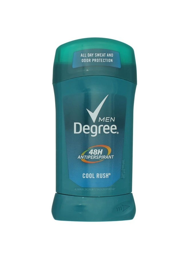 Degree Men Antiperspirant Deodorant Solid, Cool Rush, 2.7 oz (11 Pack) (Bundle)