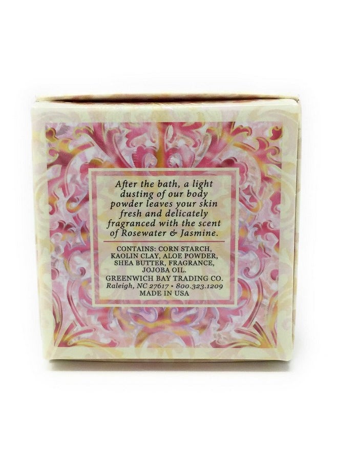 Greenwich Bay Trading Co. Dusting Powder, 4 Ounce, Rosewater & Jasmine