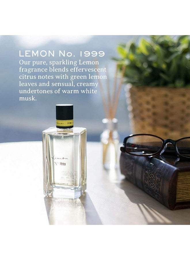 C.O. Bigelow Lemon Eau de Parfum No.1999, Lemon Perfume with Citrus & White Musk, 3.4 fl oz., Vegan & Paraben Free Perfumes