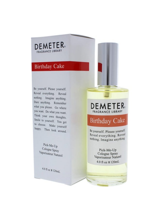 Birthday Cake By Demeter For Women. Pick-me Up Cologne Spray 4.0 Oz