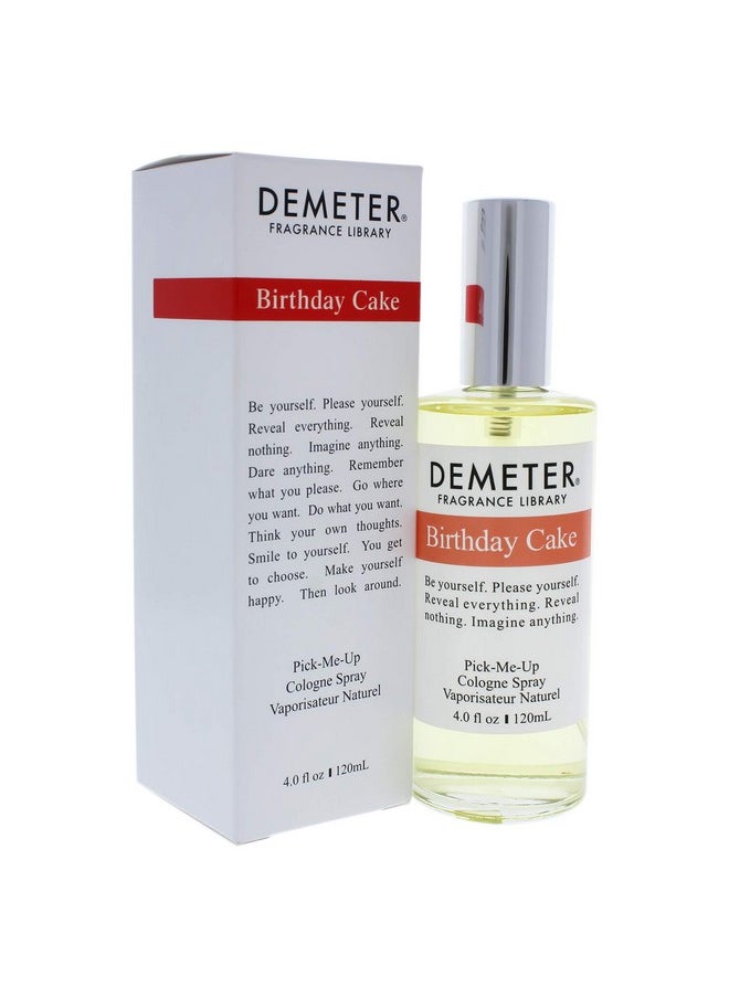 Birthday Cake By Demeter For Women. Pick-me Up Cologne Spray 4.0 Oz