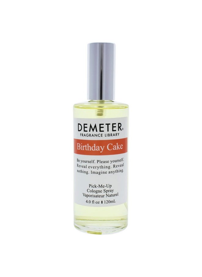 Birthday Cake By Demeter For Women. Pick-me Up Cologne Spray 4.0 Oz