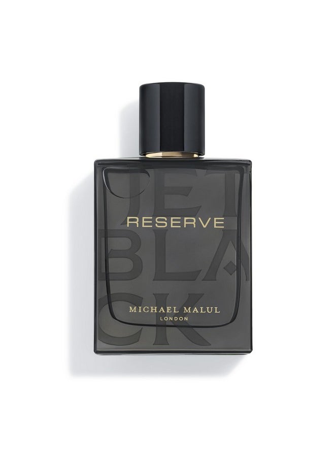 Michael Malul Jet Black Reserve Eau de Parfum for Men - 100ml | 3.4oz