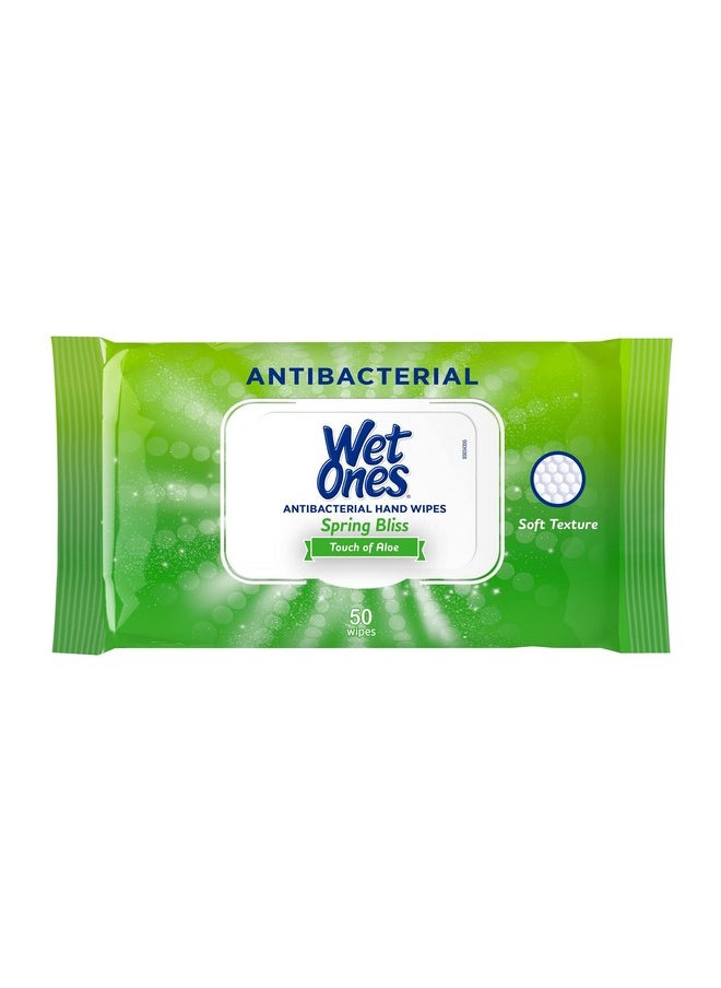 Wet Ones Antibacterial Hand Wipes, Spring Bliss, 50ct.