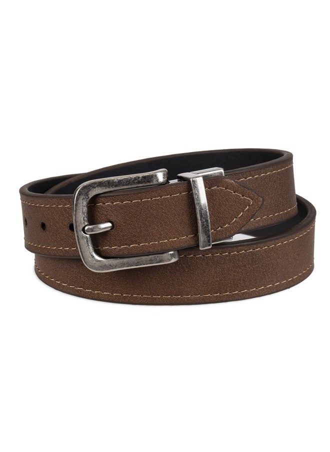 Columbia Boys' Reversible Belt- Casual and Dress for School