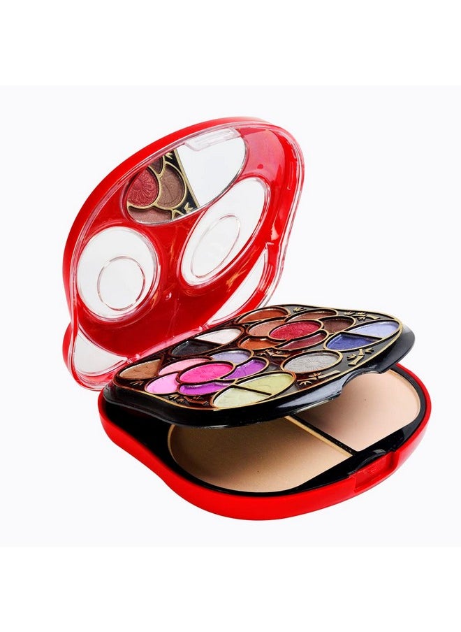 Adbeni New Makeup Kit For Women | 21 Eye Shadow, 2 Compact, 2 Blusher, 4 Lip Color,1 Mirror,1 Puff | Easy-to-Blend