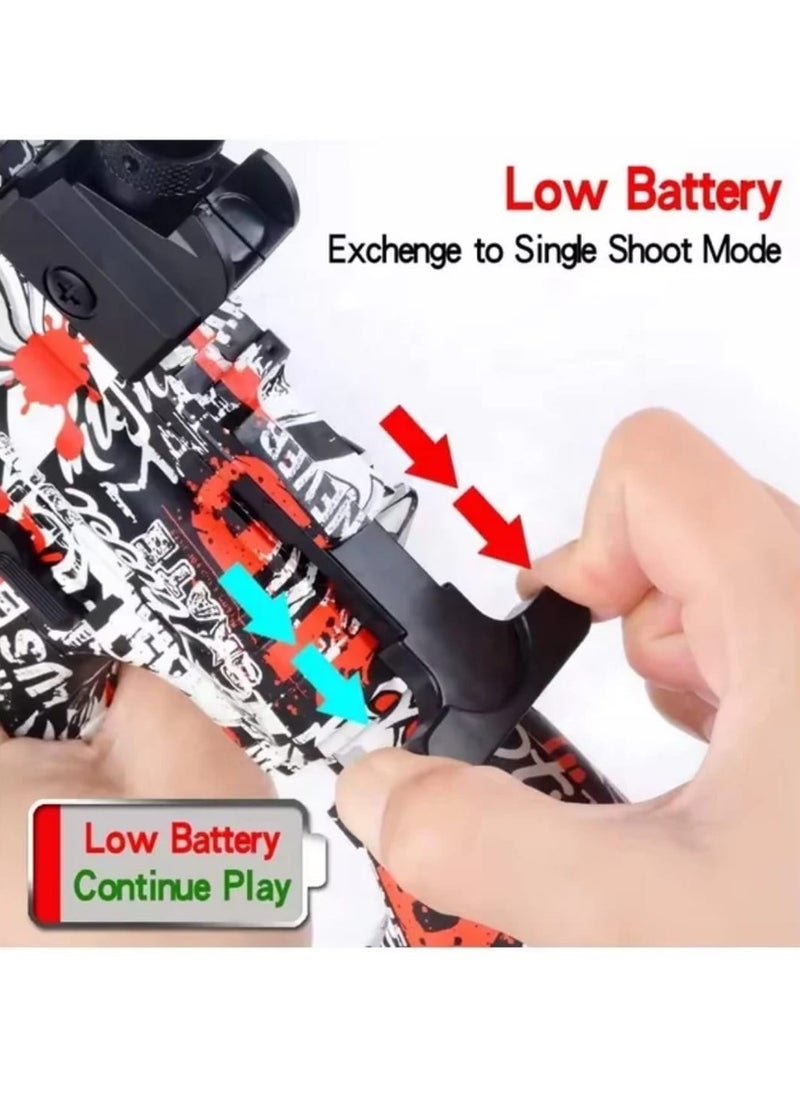 M416 Graffiti Gel Ball Blaster for Kids - Soft Bullet Shooting Game with Long-Range Shooting, Tactical Scope, and Accessories