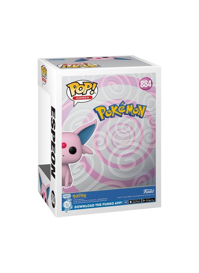 Funko Pop! Games: Pokemon - Espeon Flocked, Amazon Exclusive