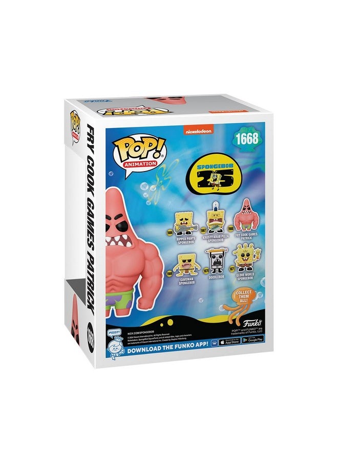 Funko Pop! Animation: Spongebob Squarepants 25th Anniversary - Fry Cook Games Patrick