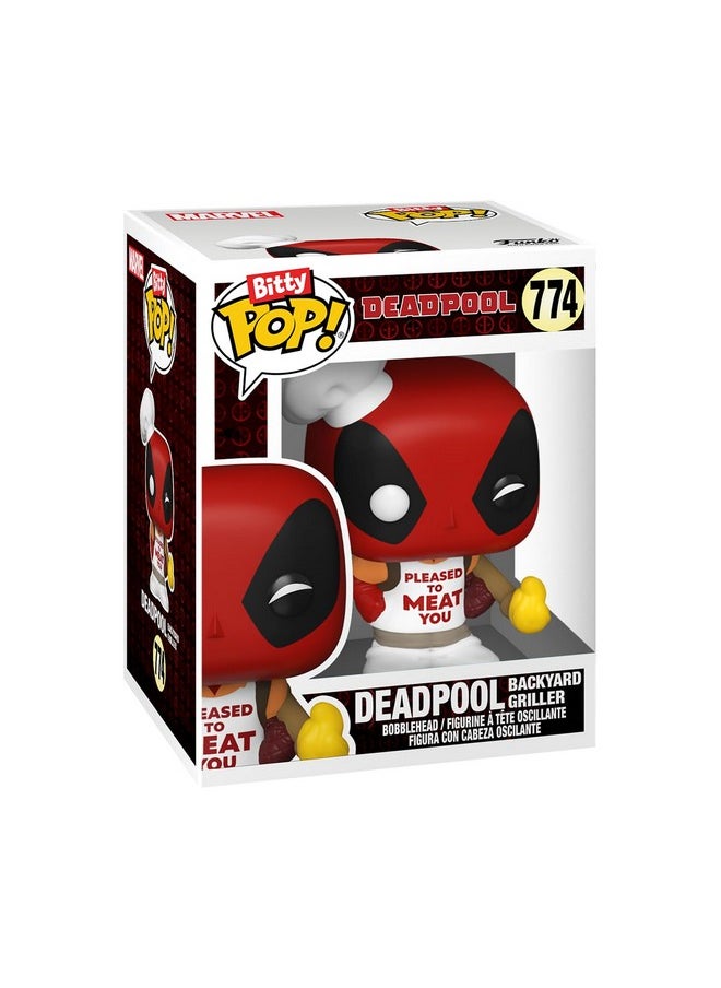 Funko Bitty Pop!: Deadpool Mini Collectible Toys 4-Pack - Deadpool (Backyard Griller), Deadpool (Clown), Deadpool (Bedtime) & Mystery Chase Figure (Styles May Vary)