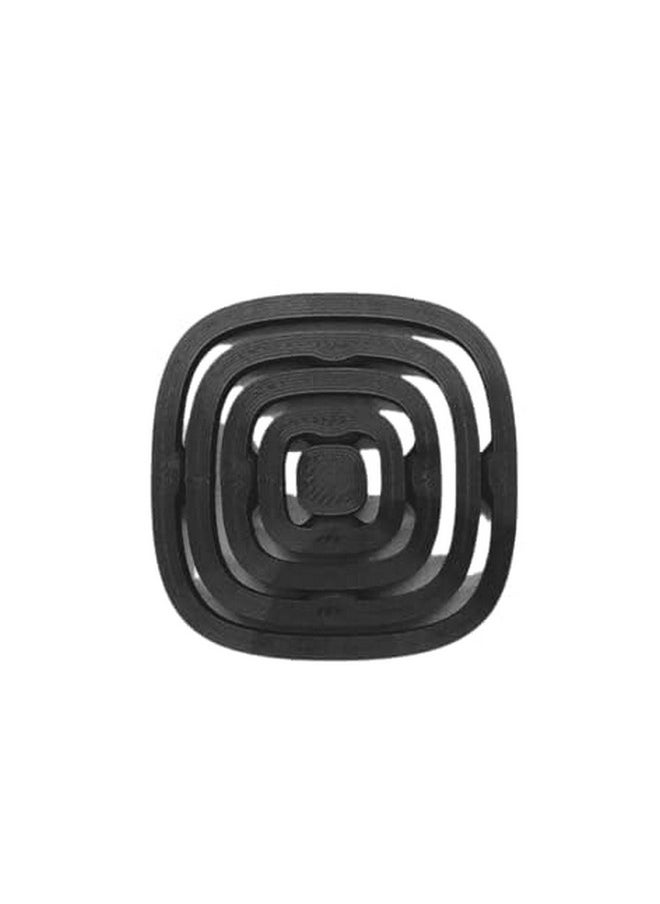 CERO ® 3D Printed Air Spinner Stress Relieve and Fun for Kids and Adults (Black PLA Plastic) V.A.9.2023