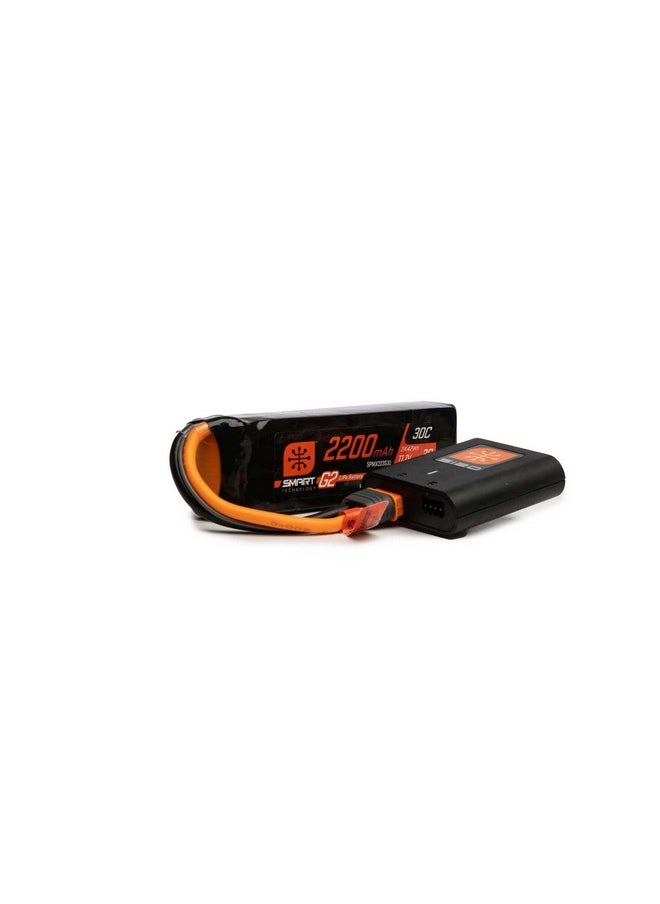 Spektrum Smart G2 Powerstage Air Bundle: 3S 2200mAh LiPo Battery / S120 Charger, SPMXPSA200