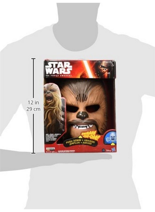 STAR WARS Movie Roaring Chewbacca Wookiee Sounds Mask, Funny GRAAAAWR Noises, Sound Effects, 5+ (Amazon Exclusive)