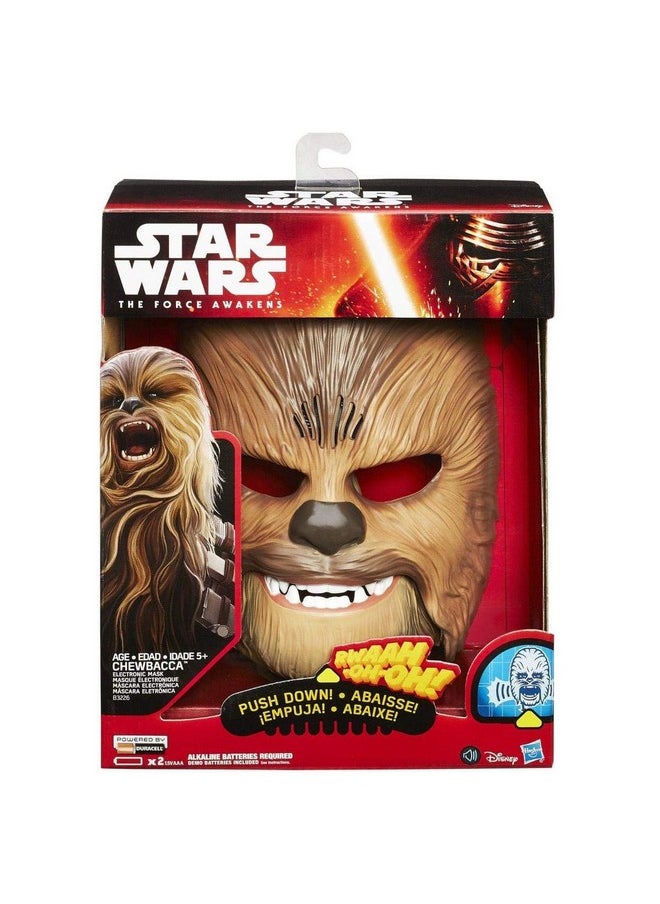 STAR WARS Movie Roaring Chewbacca Wookiee Sounds Mask, Funny GRAAAAWR Noises, Sound Effects, 5+ (Amazon Exclusive)