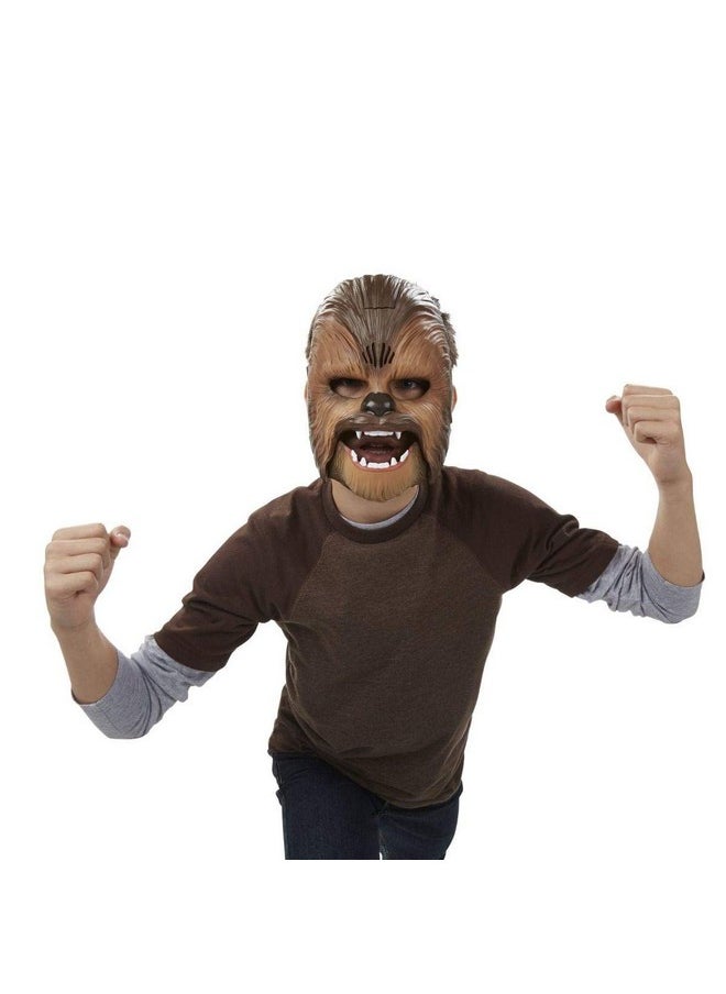 STAR WARS Movie Roaring Chewbacca Wookiee Sounds Mask, Funny GRAAAAWR Noises, Sound Effects, 5+ (Amazon Exclusive)