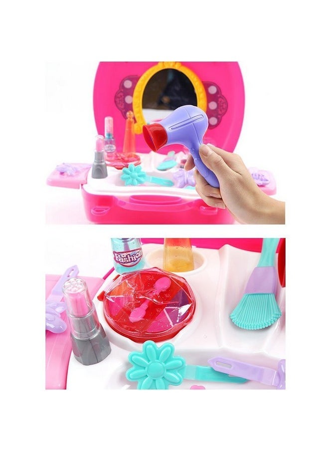 Toyshine Carry Along Beauty Set Toy with Briefcase and Accessories, (Multicolour)