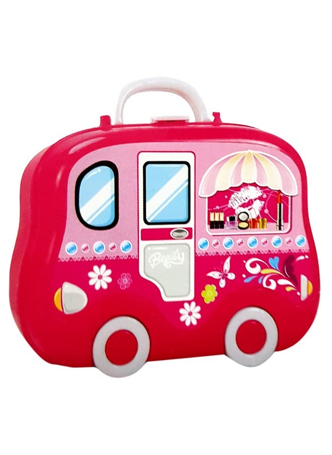 Toyshine Plastic Carry Along Beauty Set Toy with Briefcase and Accessories (Multicolour)