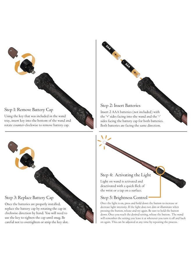 The Noble Collection Harry Potter Illuminating Wand