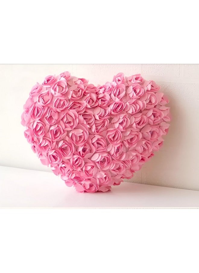 Tickles Heart Cushion Soft Stuffed Plush Toy Gifts for Love Girl Friend Girlfriend Boyfriend Wife & Husband Wedding Anniversary Birthday Valentine's Day (Color: Shade May Vary Size: 37 cm)