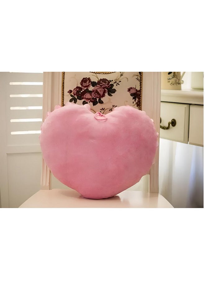 Tickles Heart Cushion Soft Stuffed Plush Toy Gifts for Love Girl Friend Girlfriend Boyfriend Wife & Husband Wedding Anniversary Birthday Valentine's Day (Color: Shade May Vary Size: 37 cm)