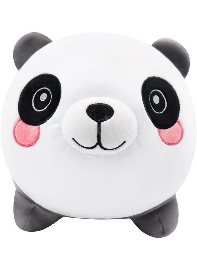 Tickles Super Soft Stuffed Plush Long and Round Animal Panda Pillow Plushie Toy for Kids Room (Size: 30 cm Color: Black and White)