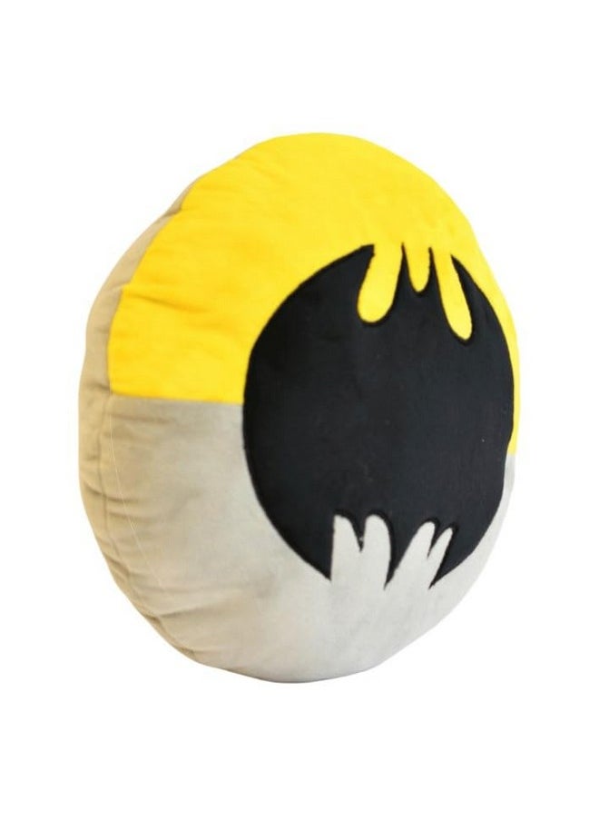 Mirada Batman Round Face Soft Toy | Fun Batman-Themed Face Soft Toy for Kids | Soft and Cozy Decorative Pillow- 30 cm