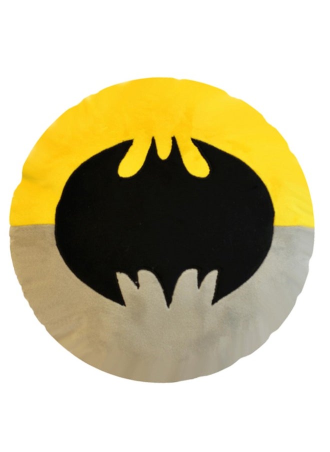 Mirada Batman Round Face Soft Toy | Fun Batman-Themed Face Soft Toy for Kids | Soft and Cozy Decorative Pillow- 30 cm