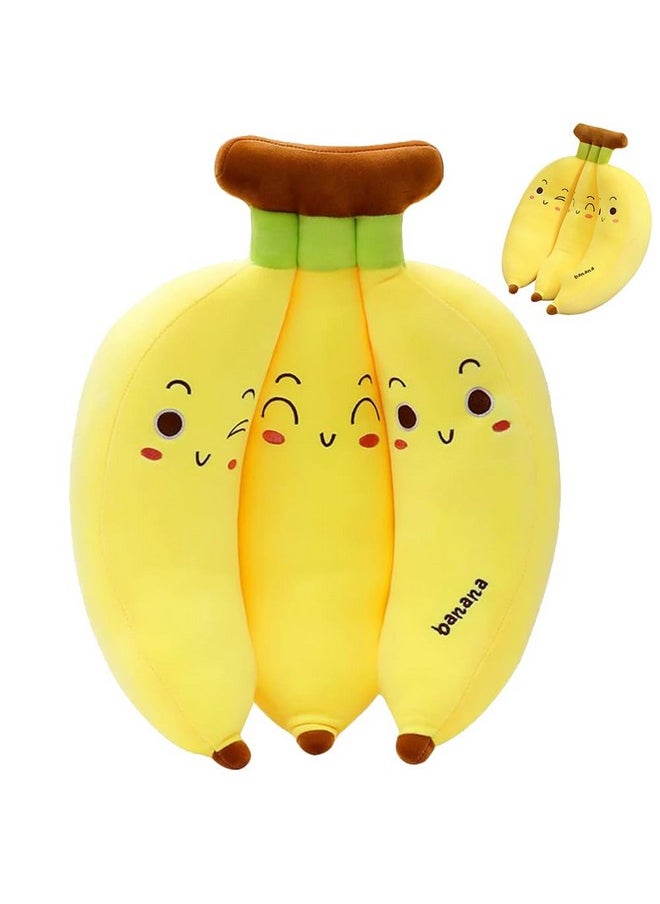 Tickles Banana Soft Stuffed Plush Pillow Toy for Kids Boys & Girls Birthday Gifts (Color: Yellow Size: 28 cm)