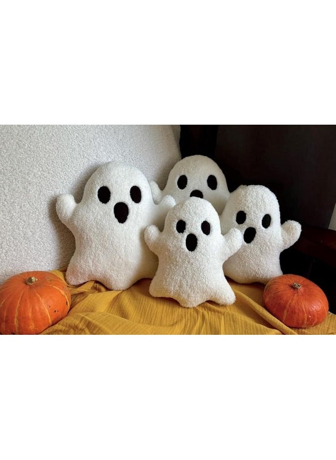 Tickles Halloween Exclusive Ghost Soft Stuffed Plush Toy & Pillow for Kids Boys & Girls (Size: 35 cm, Color: White)