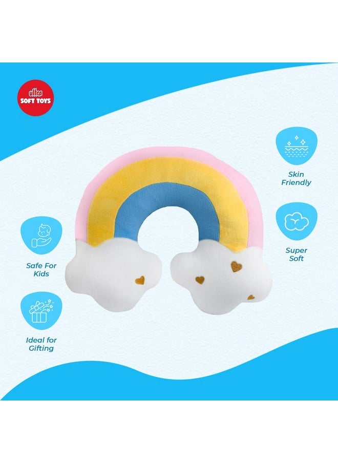 Ultra 12 inch Rainbow Cloud Fully Stuffed Soft Plush Toy for Kids in Multicolor | Perfect for Snuggling and Playtime | Birthday | Anniversary | Christmas | Diwali | Home Décor