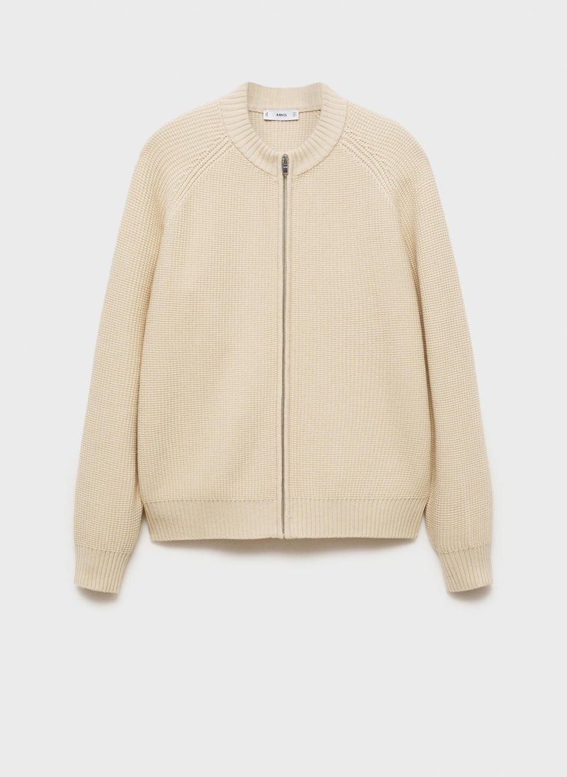 Jeremy Zip Through Cardigan