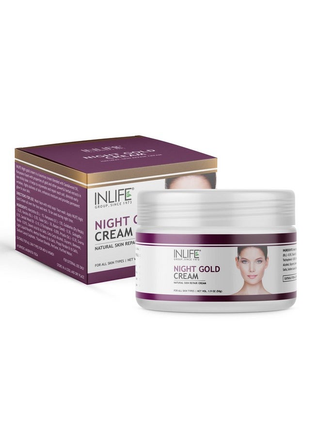 INLIFE Night Gold Face Cream - 50 g