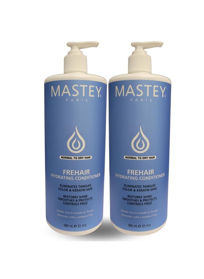 Mastey Frehair Daily Conditioner 32oz (Pack of 2)