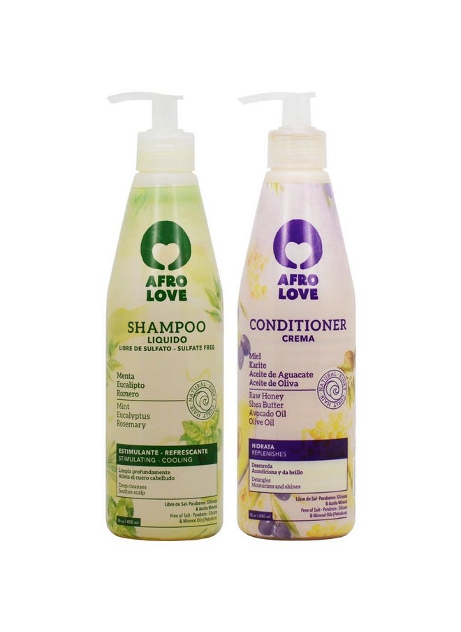 Afro Love Shampoo & Conditioner 16oz Duo