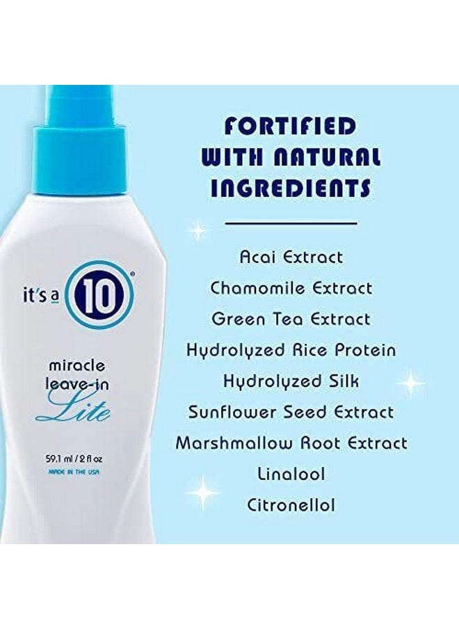 it's a 10 Haircare Miracle Leave-In Lite, 2 fl. oz. (Pack of 3)