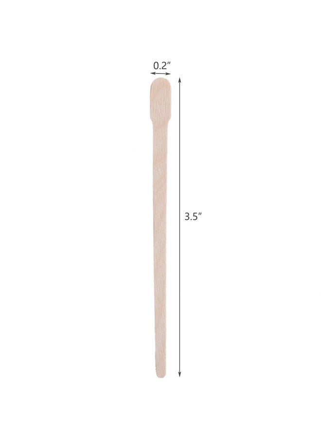 Hedume 2000 Pack Wax Spatulas Whaline Wood Waxing Applicator Sticks Small for Hair Removal Eyebrow Body