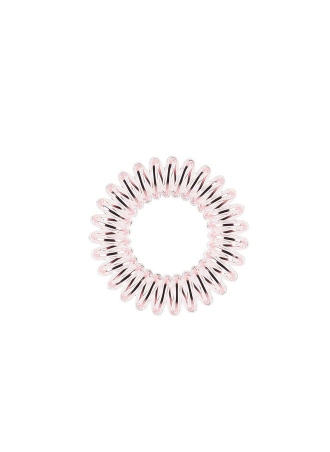 invisibobble Original Haargummis Mädchen I 3x Rosa Haargummi Spirale Durchsichtig Damen I Zopfgummi designed im Herzen Münchens