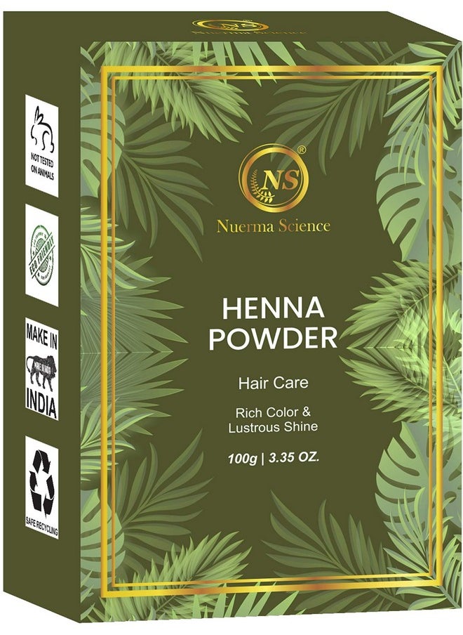 Nuerma Science Henna Powder Mehndi For Hair & Hand - 100 GM