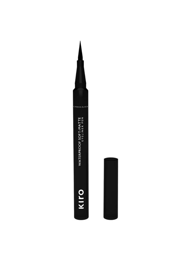 Waterproof Eyeliner Pen | Intense Black Eyeliner | Matte Eyeliner | Lasts Long Up To 24 Hours | Tear, Sweat & Smudge Proof | 100% Vegan | 1.1 Ml | No Parabens, No Toxins