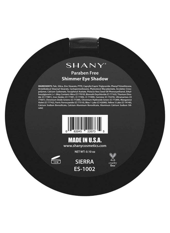 SHANY Paraben Free Silky Shimmer Eye Shadow - SIERRA