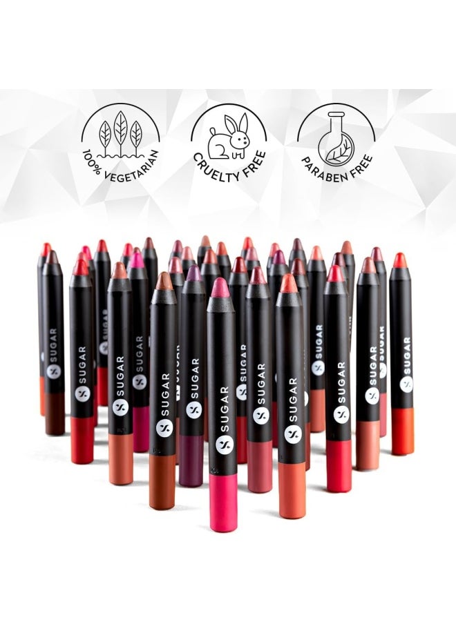 Matte As Crayon Lipstick05 Rose Dawson (Rose Pink) Highly pigmented, Creamy Texture, Long lasting Matte Finish