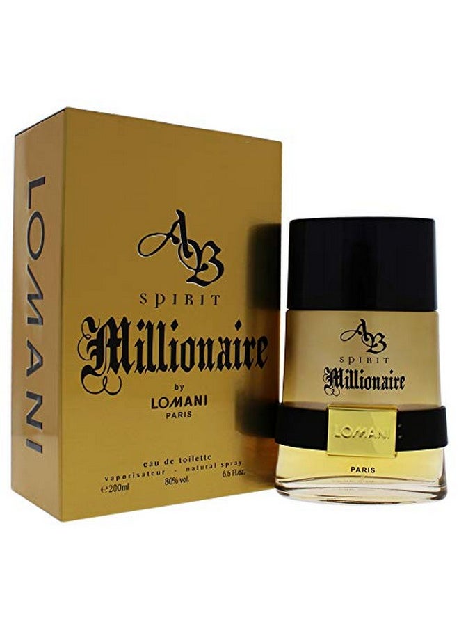 Lomani Ab Spirit Millionaire By Lomani for Men - 6.6 Fl. Oz Edt Spray, Brown