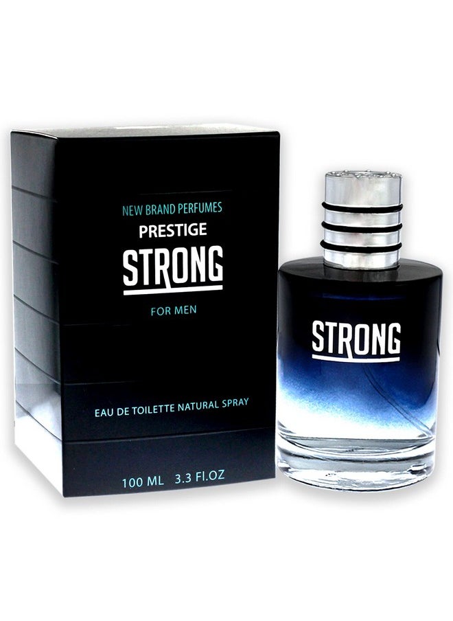 New Brand Perfumes Strong EDT Spray Men 3.3 oz (sem numero)