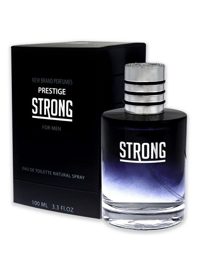 New Brand Perfumes Strong EDT Spray Men 3.3 oz (sem numero)